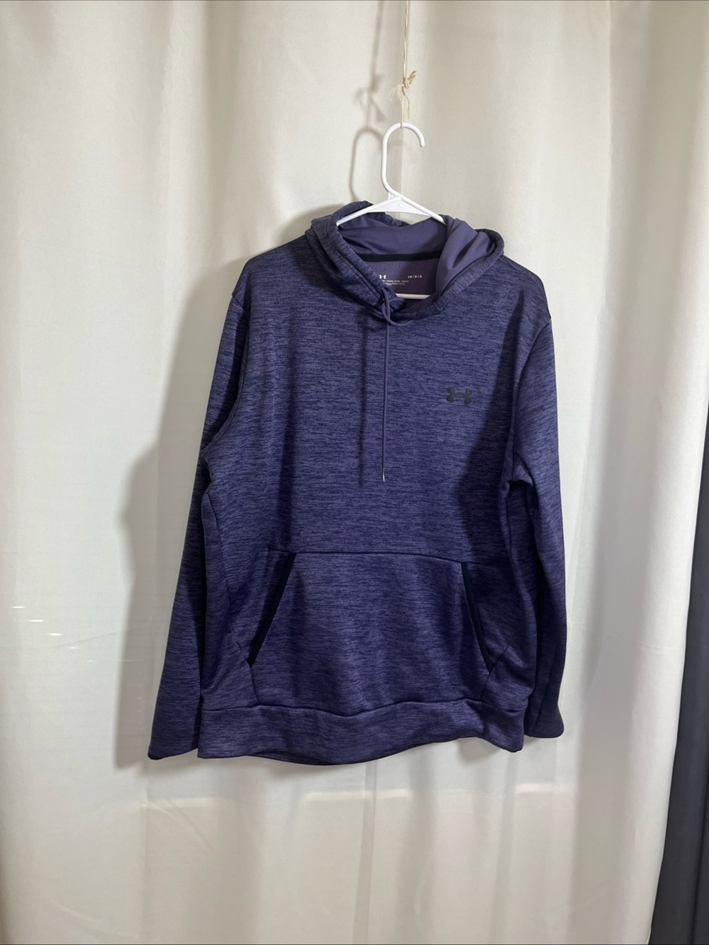 Under Armour Women's Loose Hoodie Sweatshirt L Heather Purple